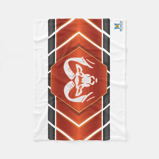 Couverture Polaire Rockford Rams #2 Fleece Blanket (Devant)