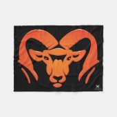 Couverture Polaire Rockford Rams #4 Fleece Blanket (Devant (Horizontal))
