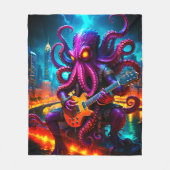 Couverture Polaire Rockstar du monstre Kraken (Devant)