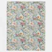 Couverture Polaire Rococo de style antique Ornat Floral Embellissemen (Devant)