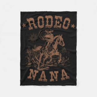 Couverture Polaire Rodeo Nana Western Cowboy Famille qui correspond à