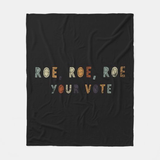 Couverture Polaire Roe Roe Roe Vos Droits De Vote Messy Bun Roe Roe R (Devant)