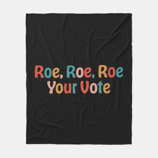 Couverture Polaire Roe Roe Roe Your Vote 88 (Devant)