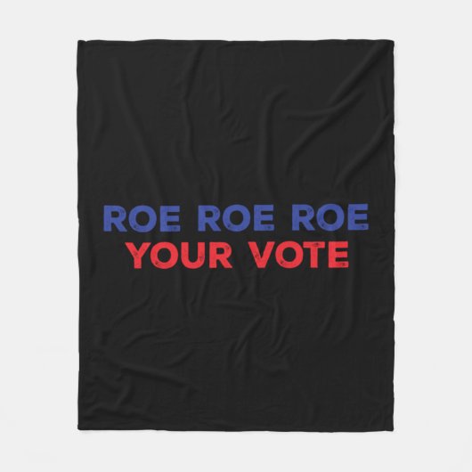 Couverture Polaire Roe Roe Roe Your Vote 96 (Devant)