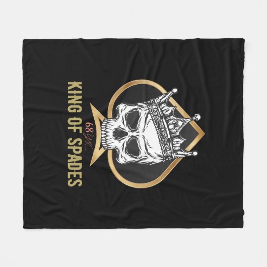 Couverture Polaire Roi des pique (Devant (Horizontal))