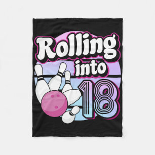 Couverture Polaire Rolling In 18 Bowling 18th Birthday