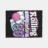 Couverture Polaire Rolling In 80 Bowling 80e anniversaire (Devant (Horizontal))