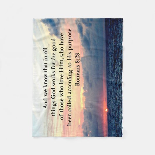 COUVERTURE POLAIRE ROMAINS 8:28 FOI (Devant)