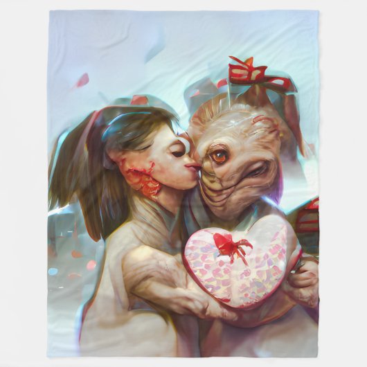 Couverture Polaire Romance Alien lunatique (Devant)