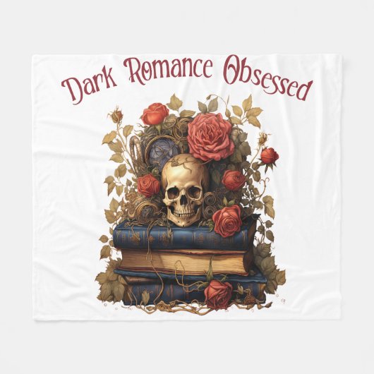 Couverture Polaire Romance Sombre Obsédante (Devant (Horizontal))