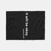 Couverture Polaire Romans 8_28 Motivational Christian Bible Verse Mes (Devant (Horizontal))