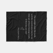 Couverture Polaire Romantic Valentine's Percy Bysshe Shelley Quote Et (Devant (Horizontal))