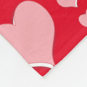 Couverture Polaire Romantique Coeurs roses XOXO Photo (Coin)