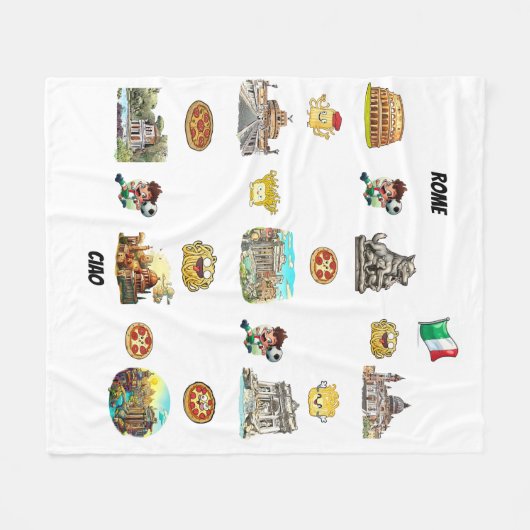 Couverture Polaire Rome (Devant (Horizontal))