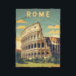 Couverture Polaire Rome Italie Colisée Voyage Art Vintage<br><div class="desc">Design vectoriel du Colisée de Rome. Rome est située dans la partie centrale-ouest de la péninsule italienne,  dans le Latium,  le long des rives du Tibre.</div>