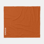 Couverture Polaire Rooibos rouge brun nom (Devant (Horizontal))