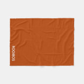 Couverture Polaire Rooibos rouge brun nom (Devant (Horizontal))