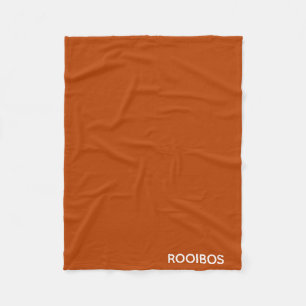 Couverture Polaire Rooibos rouge brun nom