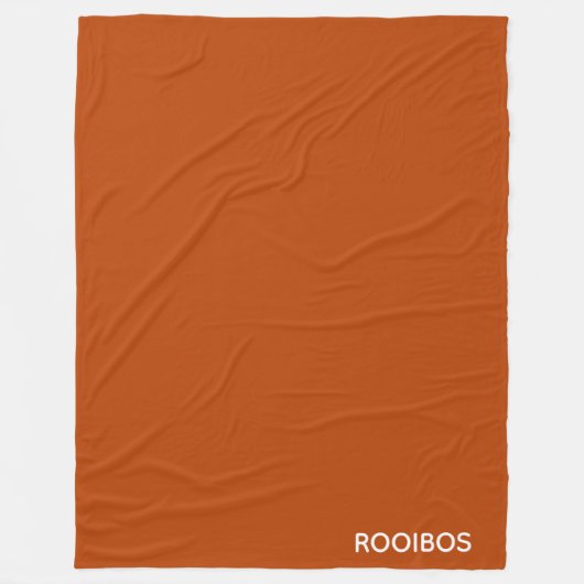 Couverture Polaire Rooibos rouge brun nom (Devant)