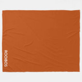 Couverture Polaire Rooibos rouge brun nom (Devant (Horizontal))