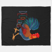 Couverture Polaire Rooster coloré DeColores Cursillo (Devant (Horizontal))