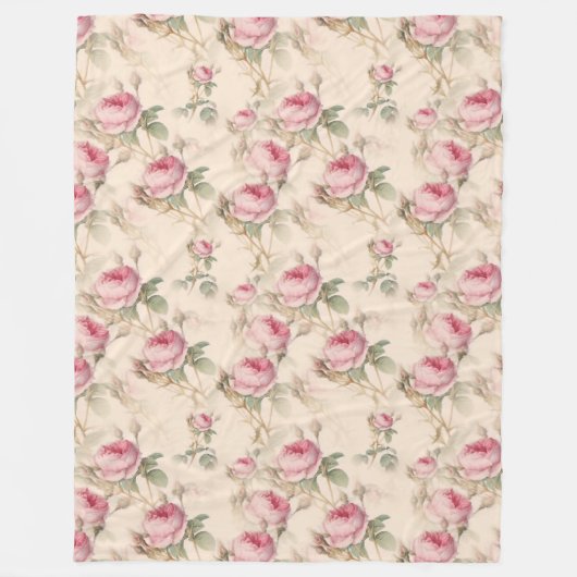 Couverture Polaire Rose (Devant)