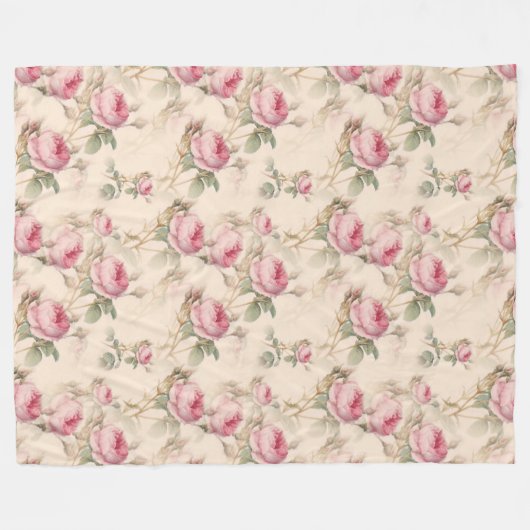 Couverture Polaire Rose (Devant (Horizontal))