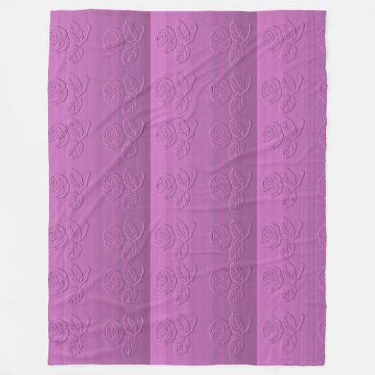 Couverture Polaire Rose (Devant)