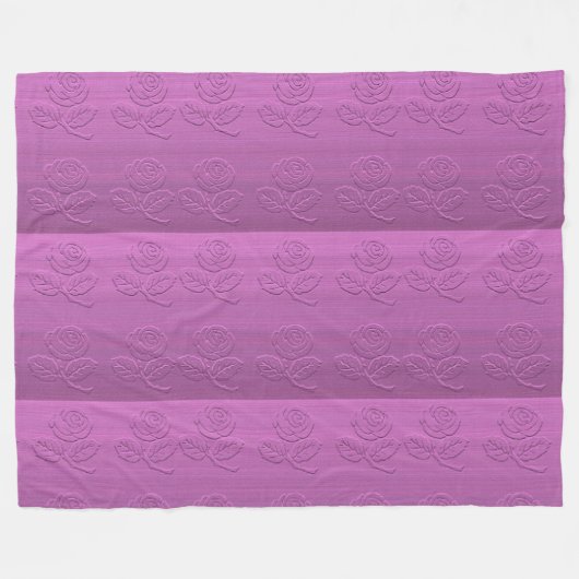 Couverture Polaire Rose (Devant (Horizontal))