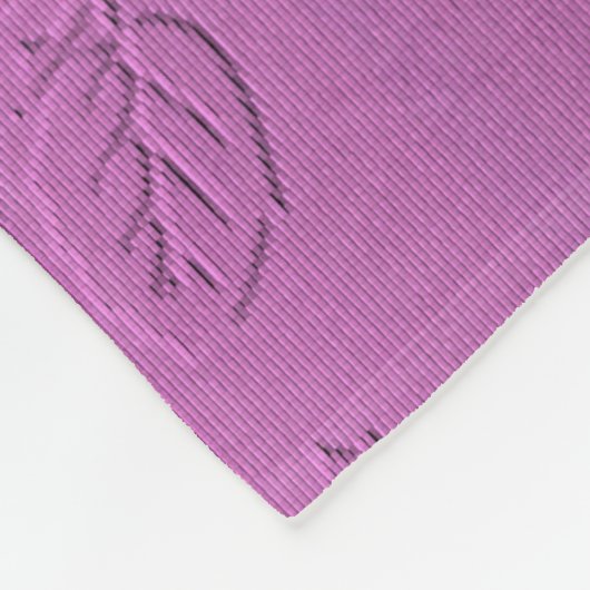 Couverture Polaire Rose (Coin)