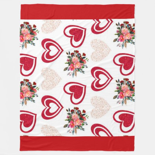 Couverture Polaire Rose (Devant)