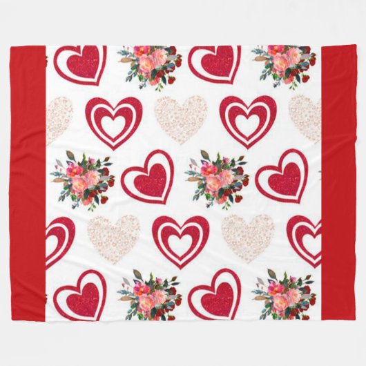 Couverture Polaire Rose (Devant (Horizontal))