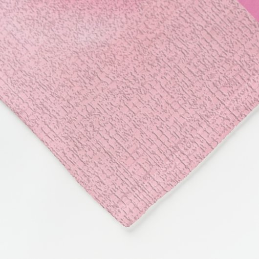 Couverture Polaire Rose (Coin)