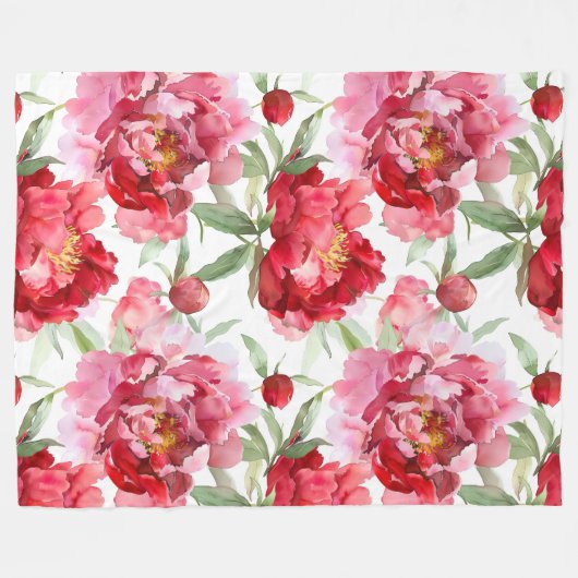 Couverture Polaire Rose (Devant (Horizontal))