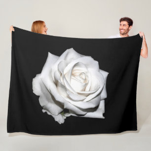 COUVERTURE POLAIRE ROSE BLANC
