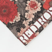 Couverture Polaire Rose blanche (Coin)