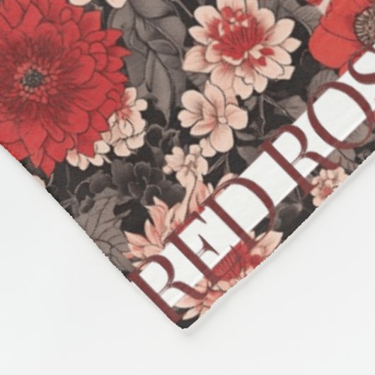 Couverture Polaire Rose blanche (Coin)