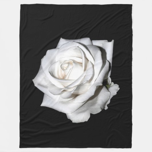 COUVERTURE POLAIRE ROSE BLANCHE (Devant)