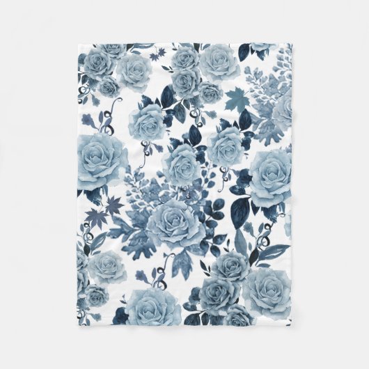 Couverture Polaire Rose bleu (Devant)