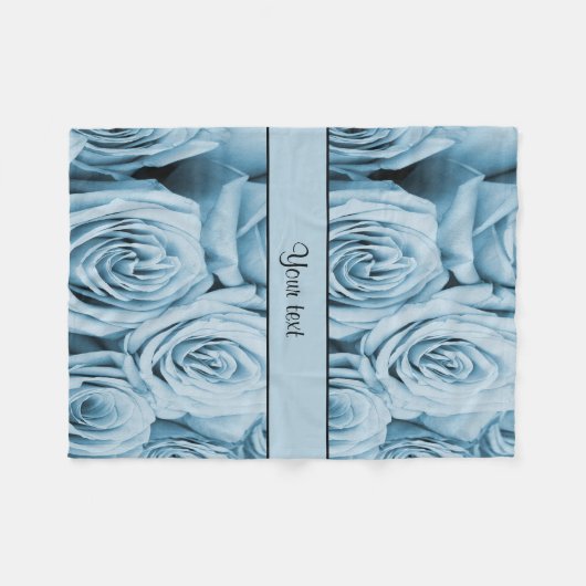 Couverture Polaire Rose bleu (Devant (Horizontal))