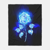 Couverture Polaire Rose bleu brûlant (Devant)