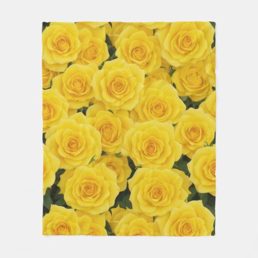 Couverture Polaire Rose Bright Yellow (Devant)