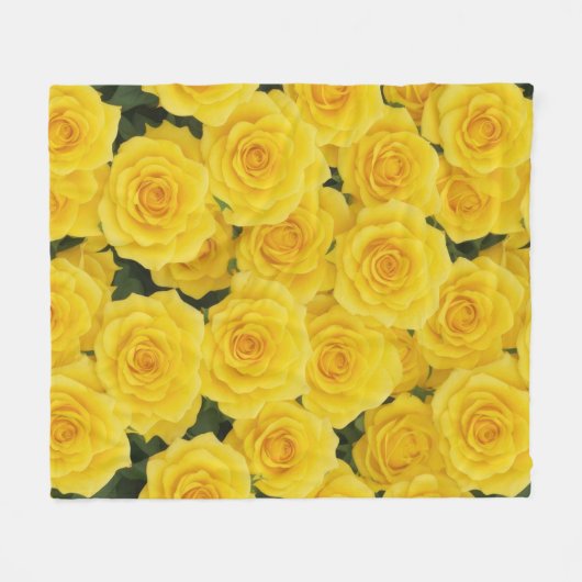 Couverture Polaire Rose Bright Yellow (Devant (Horizontal))