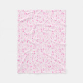 Couverture polaire rose clair (Devant)