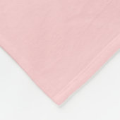 Couverture Polaire Rose clair solide (Coin)