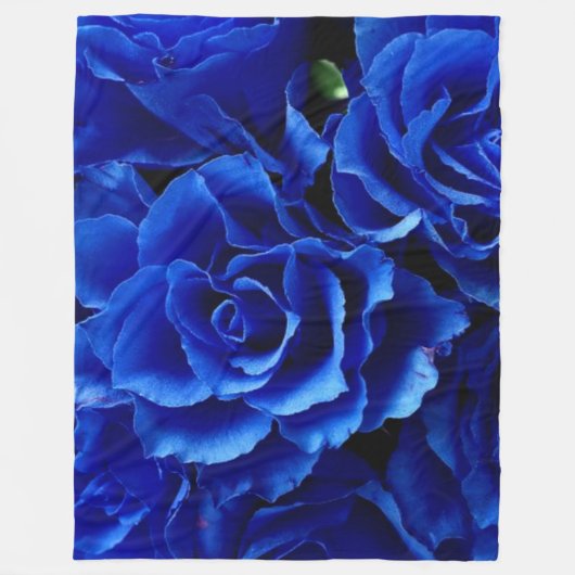 COUVERTURE POLAIRE ROSE DE BLEU (Devant)