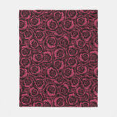 Couverture Polaire Rose de Bourgogne (Devant)