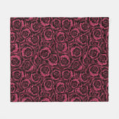 Couverture Polaire Rose de Bourgogne (Devant (Horizontal))