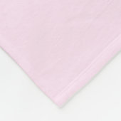 Couverture Polaire Rose de maquillage de cils bonjour beau (Coin)