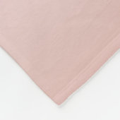 Couverture Polaire Rose de séchage moderne Gold Nom personnalisé (Coin)